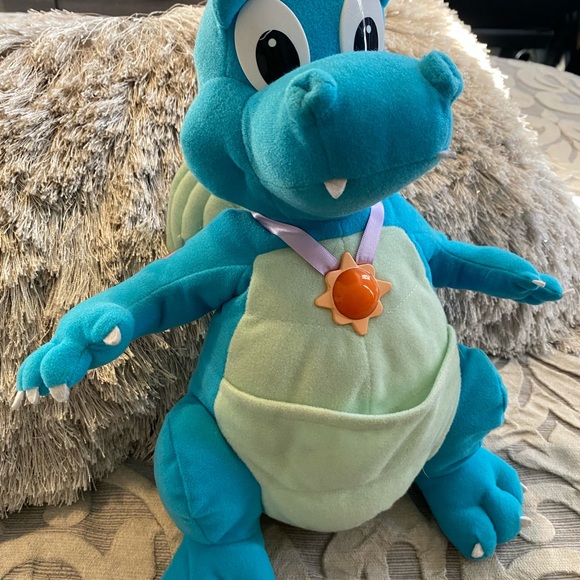 ✨ Vintage Dragon Tales Talking Plush 1999 Plyskool Light Up - Picture 14 of 14